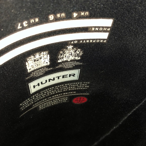 Hunter rain boots Tall - Picture 3 of 4